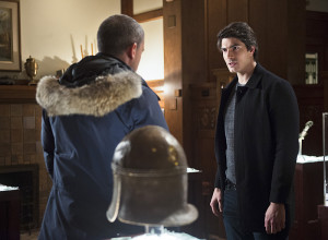 DC's Legends of Tomorrow -- "Pilot, Part 2" -- Image LGN102_20150922_0065b.jpg -- Pictured (L-R): Wentworth Miller as Leonard Snart/Captain Cold and Brandon Routh as Ray Palmer/Atom -- Photo: Diyah Perah/The CW -- ÃÂ© 2015 The CW Network, LLC. All Rights Reserved.