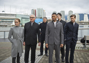 DC's Legends of Tomorrow -- "Progeny" -- Image LGN110b_0035b.jpg -- Pictured (L-R): Caity Lotz as Sara Lance/White Canary, Victor Garber as Professor Martin Stein, Wentworth Miller as Leonard Snart/Captain Cold, Franz Drameh as Jefferson "Jax" Jackson, Brandon Routh as Ray Palmer/Atom and Arthur Darvill as Rip Hunter -- Photo: Diyah Pera/The CW -- ÃÂ© 2016 The CW Network, LLC. All Rights Reserved